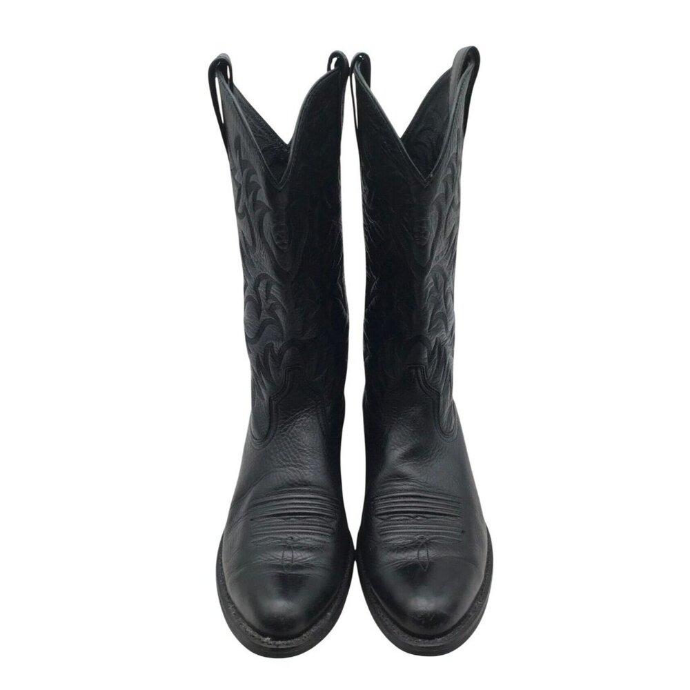 Ariat Mens Black Heritage Leather Western Boots US 11D Style 34770